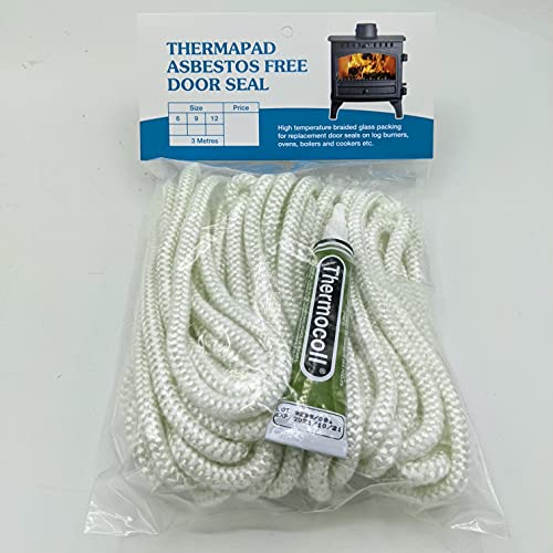 THERMAPAD Door Seal Pack 6mm x 3M + 17ml Thermocoll Adhesive